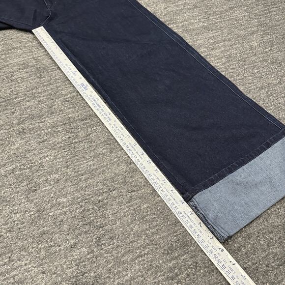 Joes Jeans Women 29 High Rise Wide Leg Cuffed Trixie Don't Worry Dark Wash Denim - Picture 4 of 11